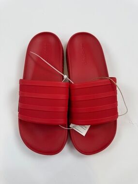 Adidas Racer TR Slide Red Cloudfoam Sandals Men 10 Women 11 Slides New